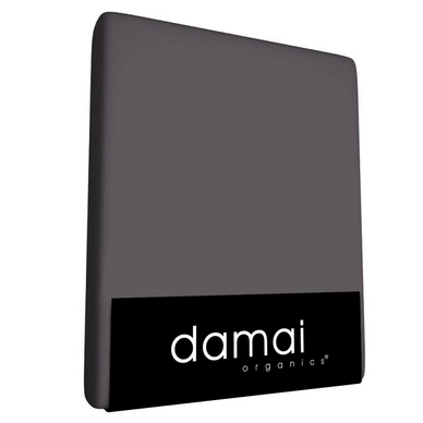 Drap-housse Surmatelas 8cm Gris Foncé (Percale Biologique)