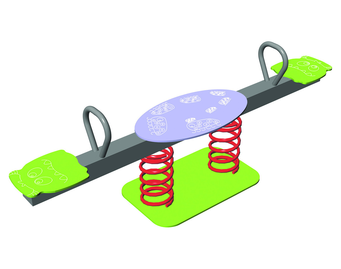 Bascule Bono Bono et Monstre 2 places