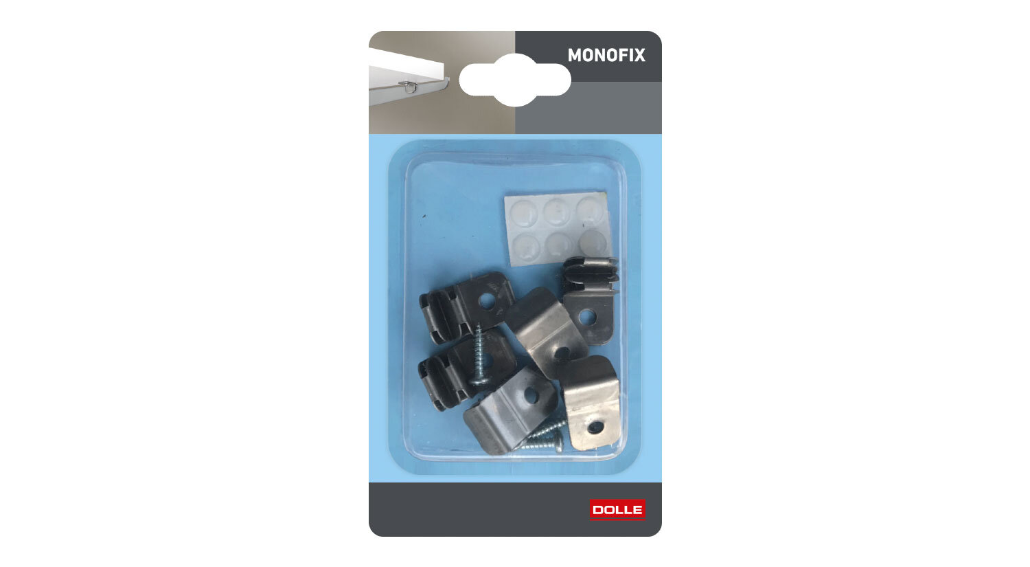 Set de fixation MonoFix | pour 3 consoles simples ou doubles