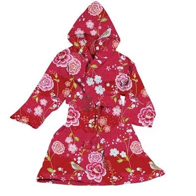 Peignoir Pip Studio Chinese Birds in Paradise Rouge Velours