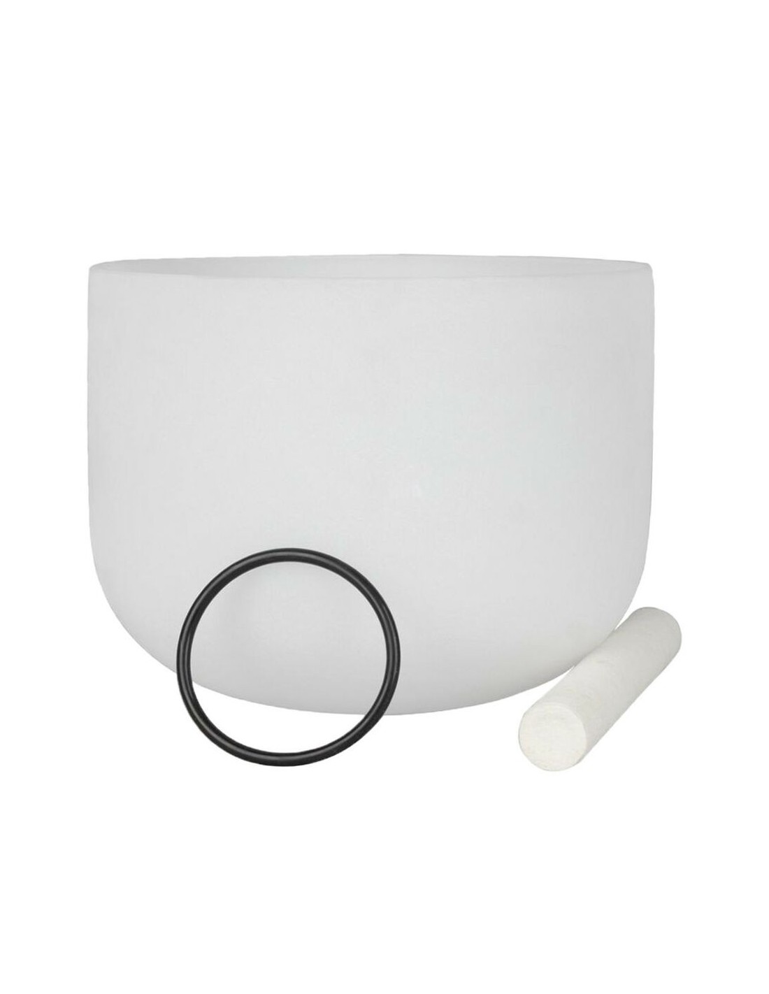 Bol chantant en cristal de roche 20 cm - Harmonisez votre esprit et votre corps avec ce puissant instrument de relaxation