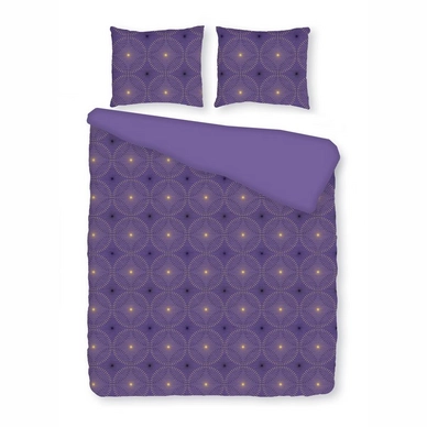 Parure de Lit Satin D'or Bonfire Violet Satin