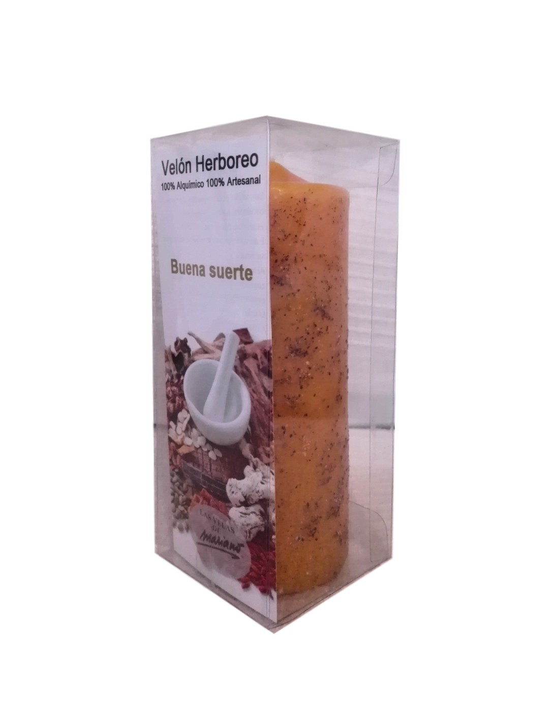 Bougie aux herbes pour attirer la chance et la prospérité