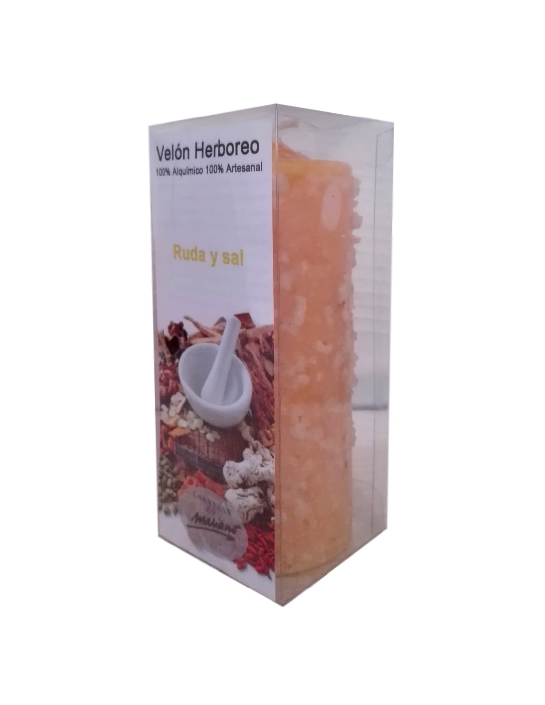 Bougie aux herbes Protection & Chance - Attirez la bonne fortune et repoussez les énergies négatives