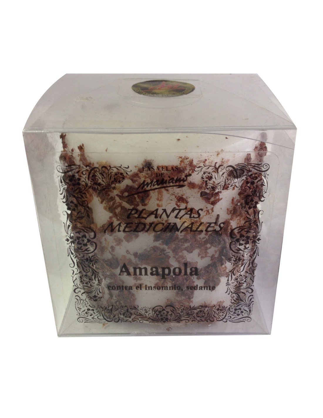 Bougie aux plantes médicinales : Coquelicot apaisant et relaxant