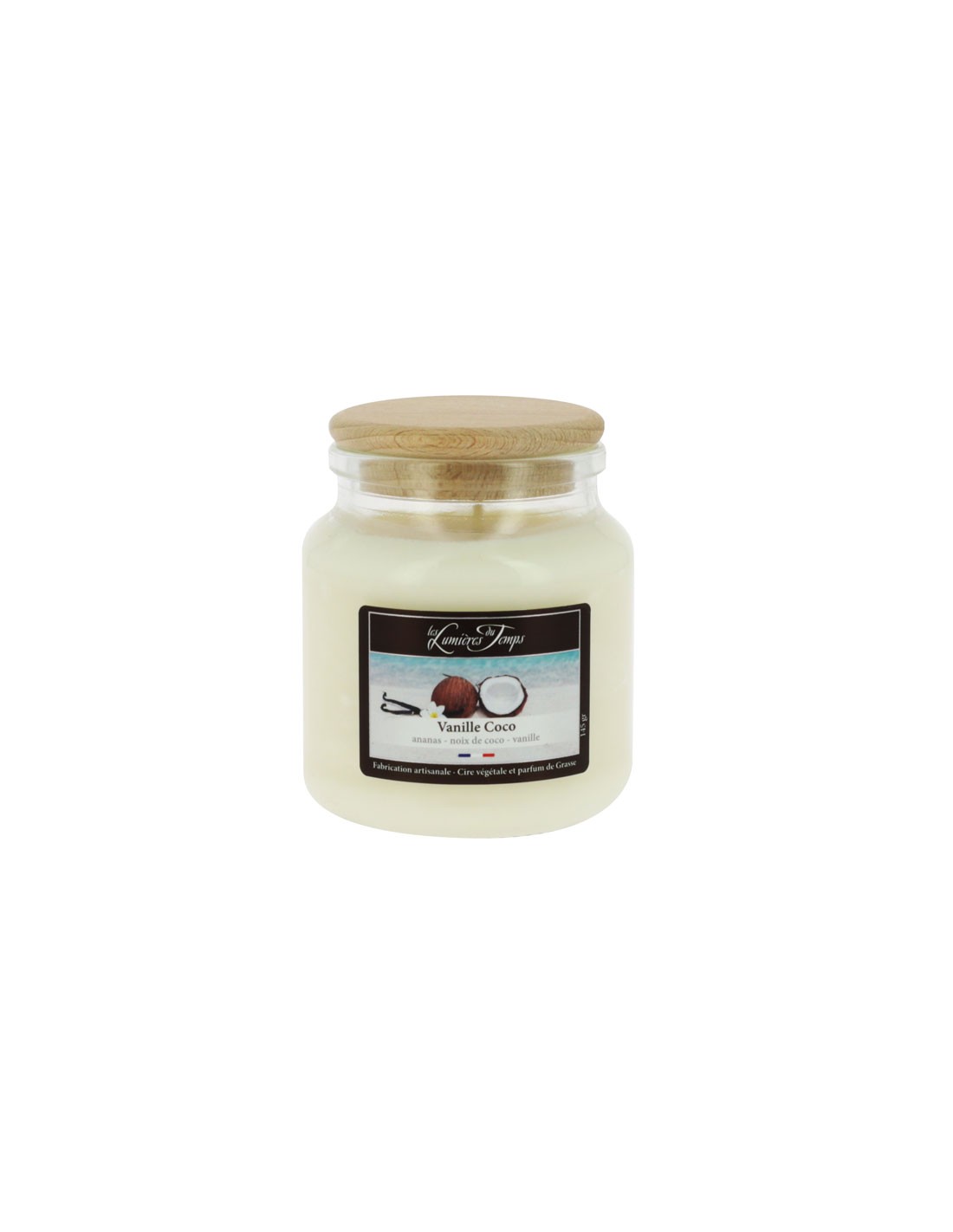 Bougie Cire Colorée 145 g Vanille Coco