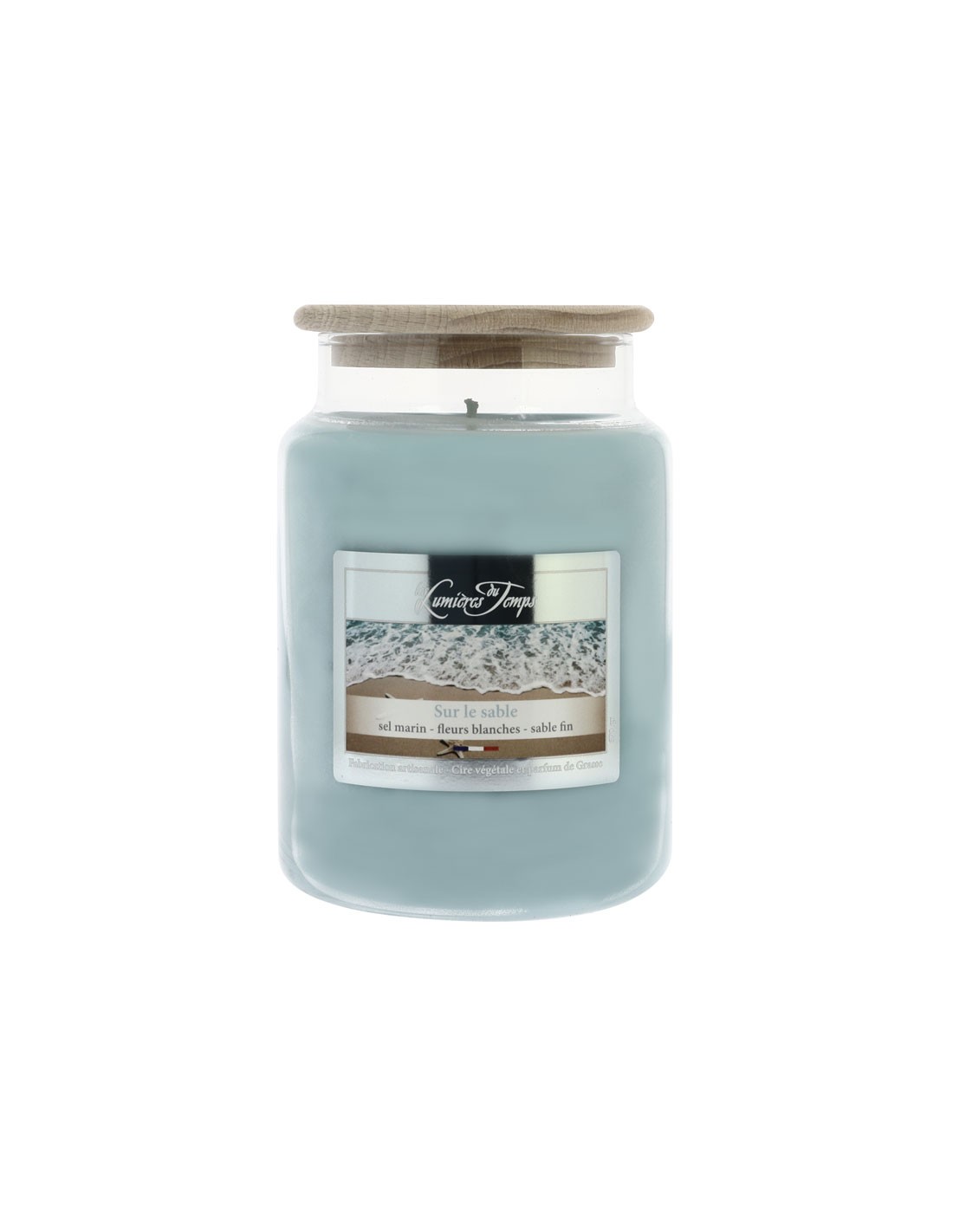 Bougie Cire Colorée 670 g Sur le Sable