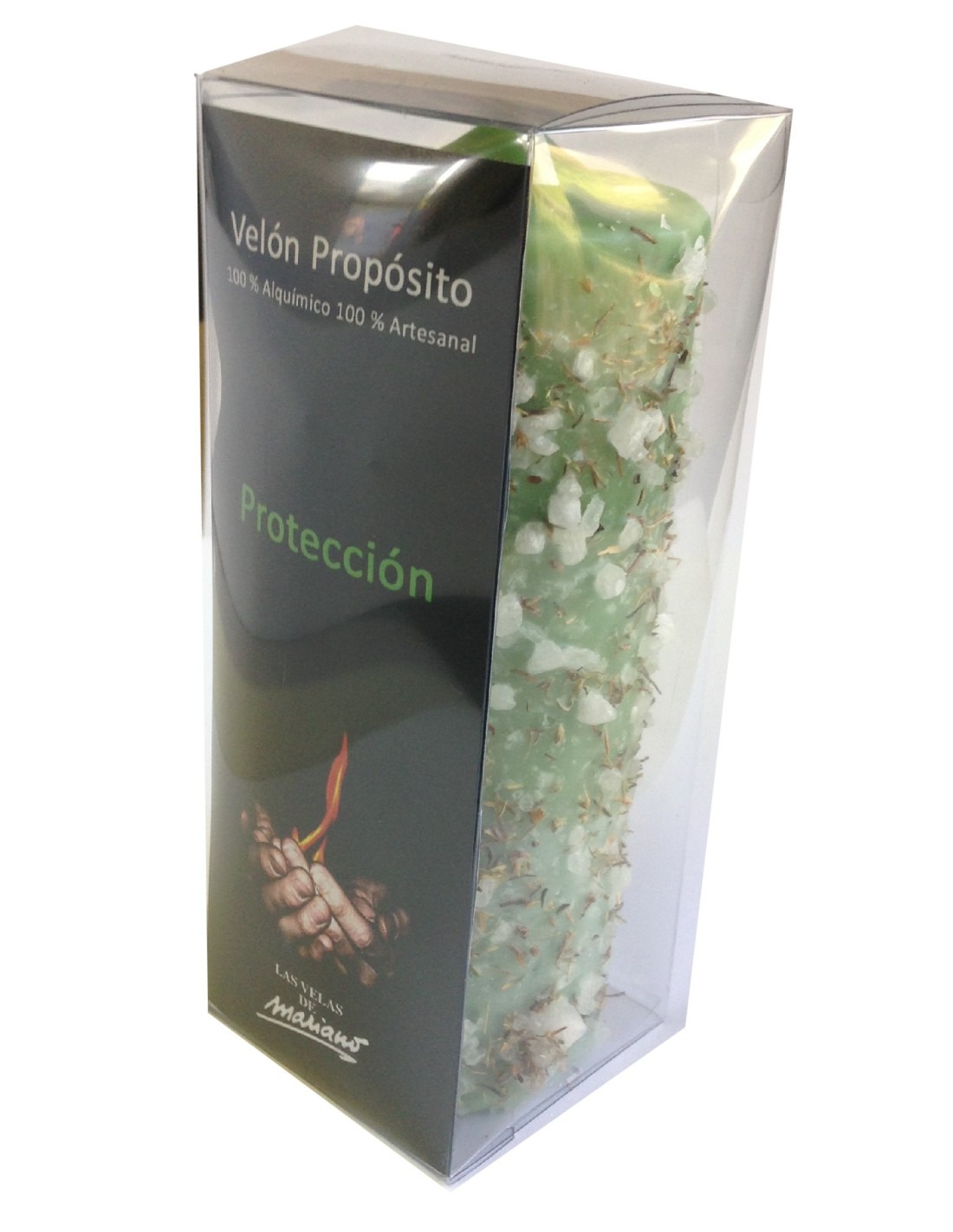 Bougie de vœux Protection - Créez une atmosphère de sécurité et de sérénité