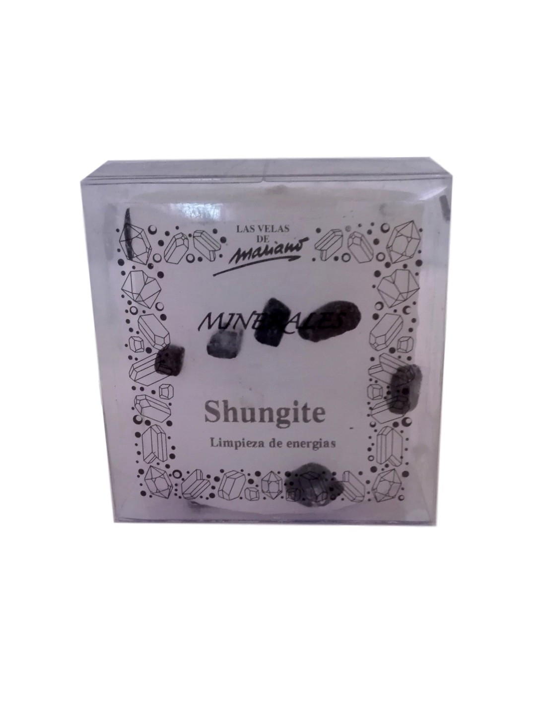 Bougie minérale à la shungite - Purifie l/'air et favorise la relaxation