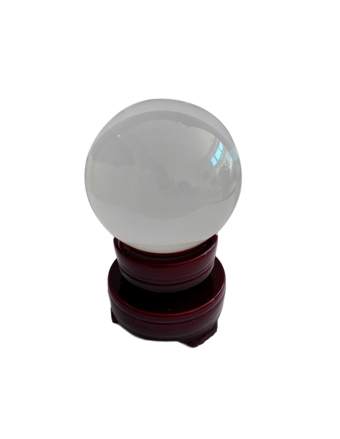 Boule de cristal de 5 cm avec support - Prédiction et décoration harmonieuse