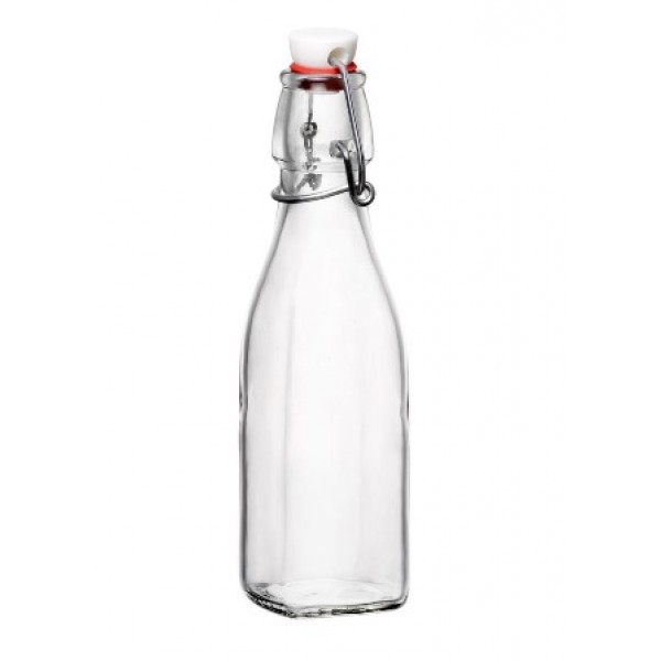 Bouteille en verre 25 cl à limonade Swing avec bouchon (x 12)