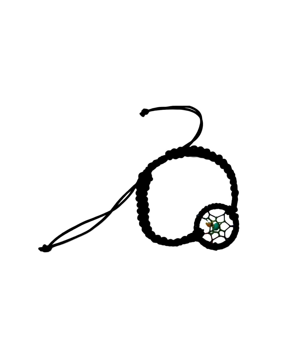 Bracelet attrape-rêve noir - Harmonisez votre énergie et éloignez les mauvais rêves