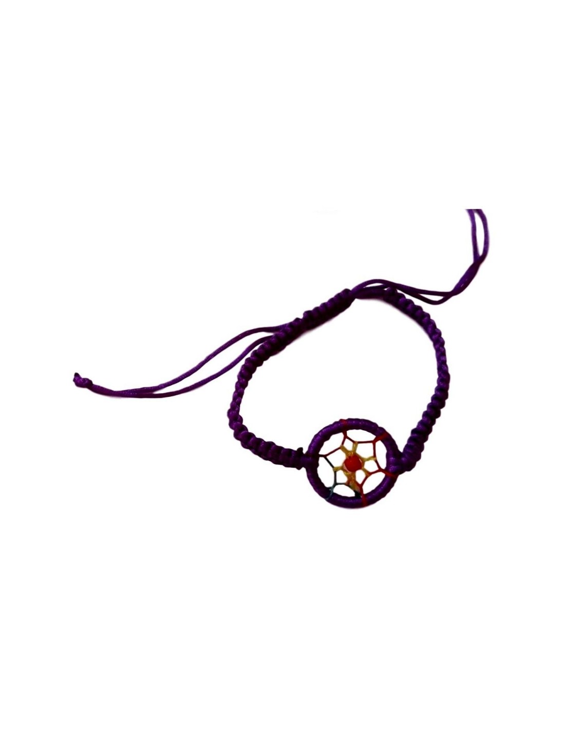 Bracelet attrape-rêve violet - Élégance et protection pour vos rêves