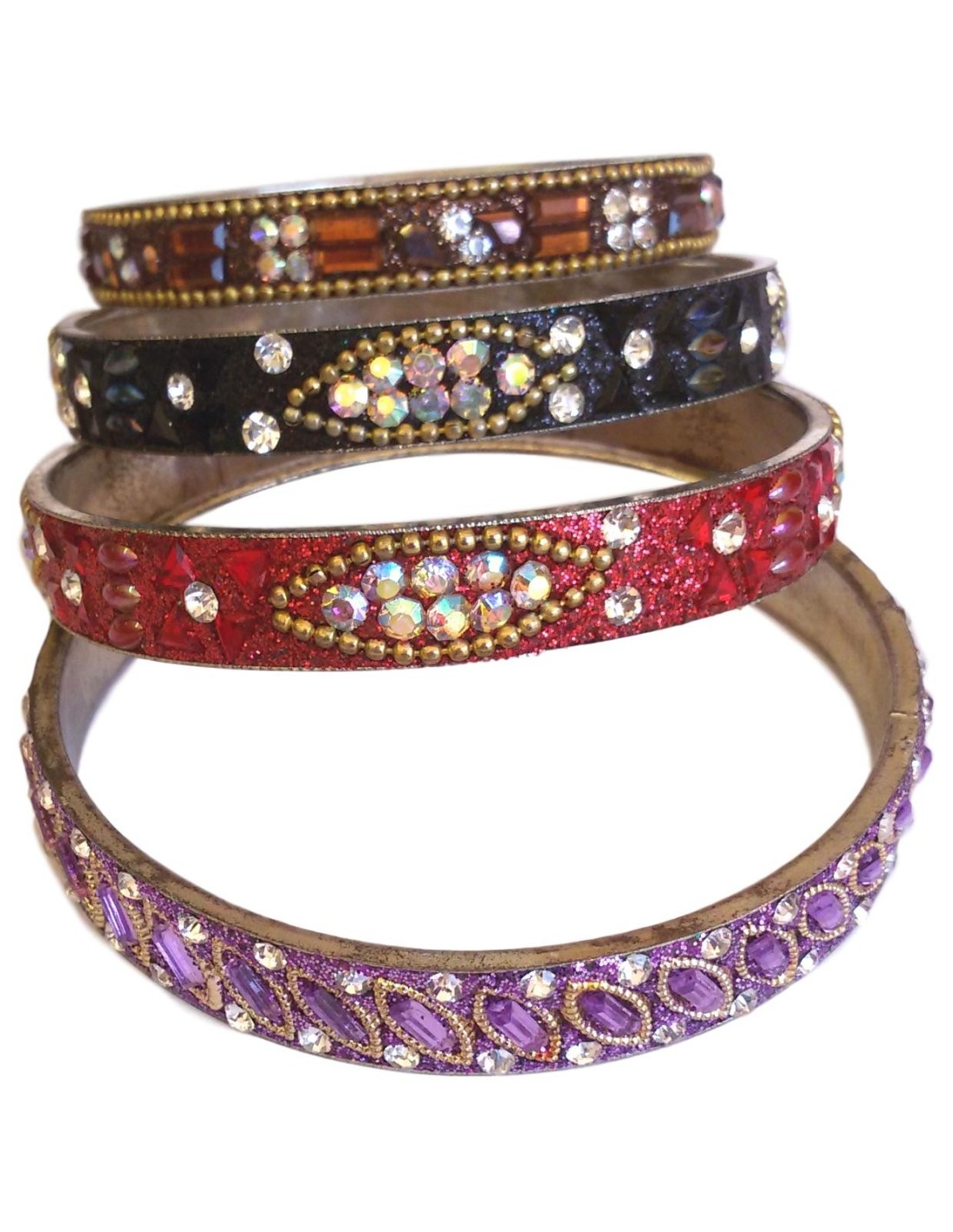 Bracelet Strass Artisanal Large - Élégance et Brilliance pour Sublimer votre Poignet