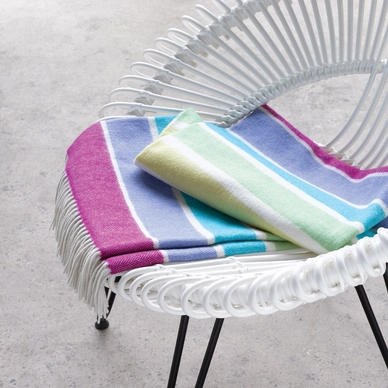 Couverture en Laine De Witte Lietaer Lignes Claires