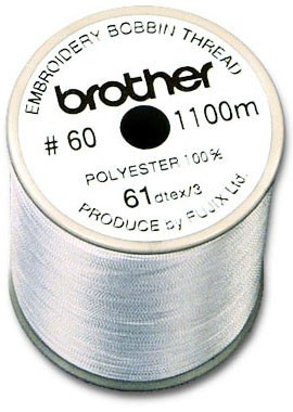Fils spécial canette BROTHER N° 60 1100M blanc