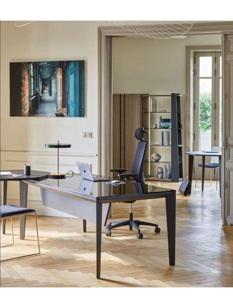 Composition E-Motion bureau en Verre - Espace de travail - GAUTIER OFFICE