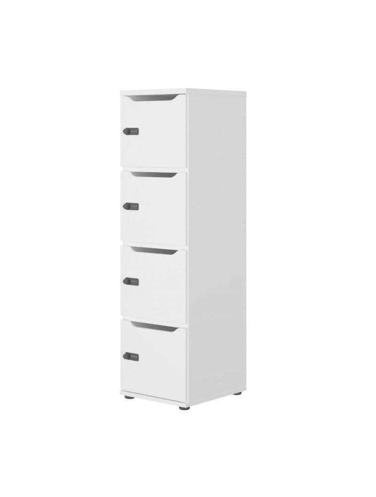 Rangement Colonne mi-haut L40 4 casiers Connexion Gautier Office