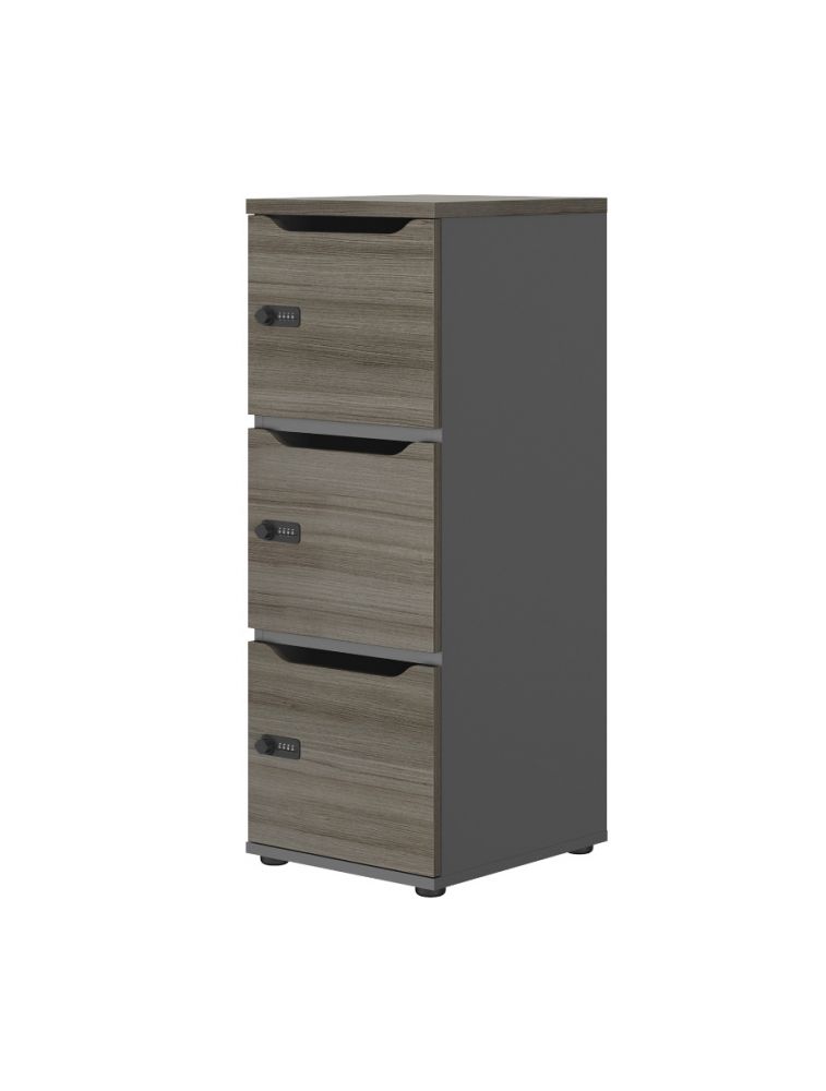 Rangement Colonne basse L40 3 casiers Connexion Gautier Office