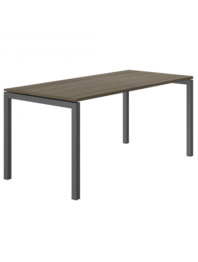 Bureaux plan de travail Connexion pieds métal droit Profondeur 70 cm - Connexion Gautier Office