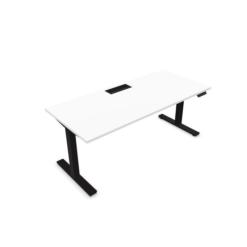 Bureau ENVOL EVO – Plan Droit – Top Access – Double Moteur – Réglable – Buronomic