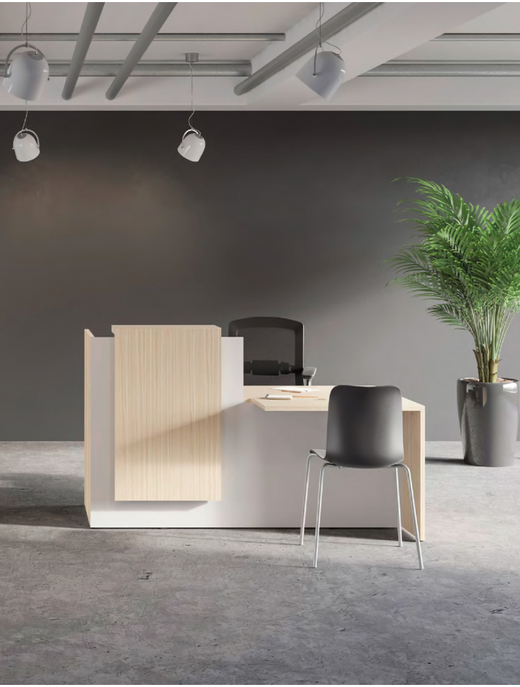 Bureau Comptoir "FIFTY-FIFTY" PMR à gauche| Buronomic