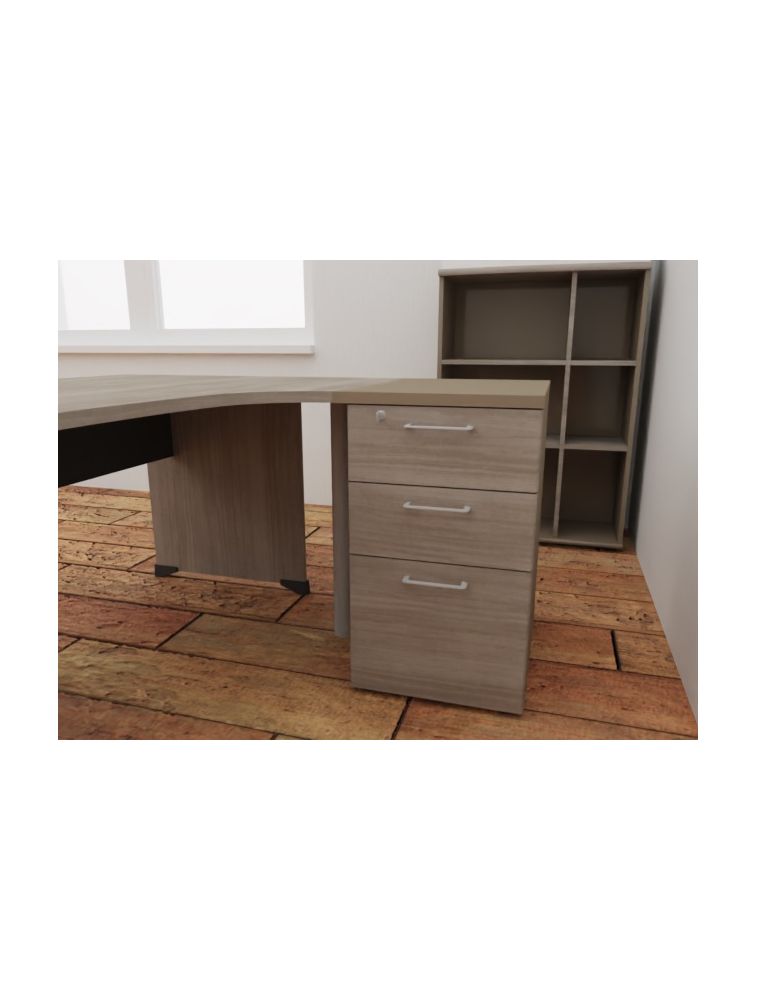 CAISSON "BOUT DE BUREAU" POUR BUREAU JAZZ GAUTIER Office – RÉF. PROF. 61 CM 1U26251