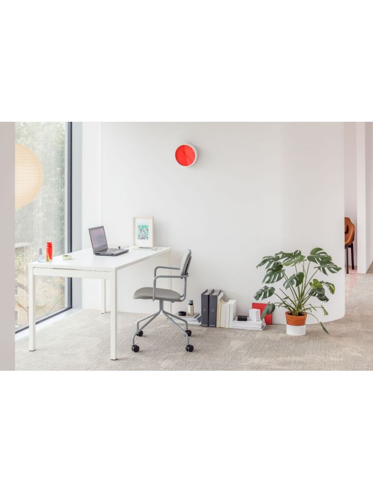 Bureau Ogi Y Mélaminé pieds en métal en forme A (MDD)