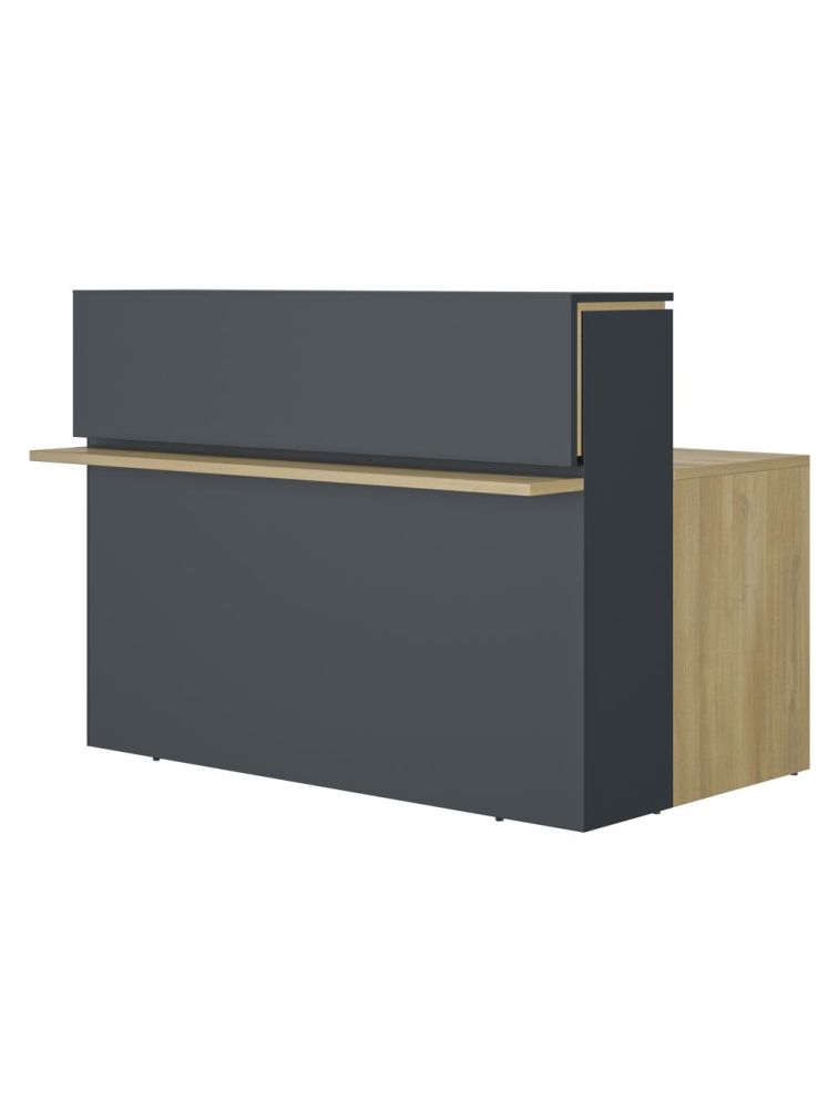 BUREAU ZOOM GAUTIER Office – RÉF. BANQUE D'ACCUEIL DROITE L.120 CM 1U29023 – GAUTIER Office