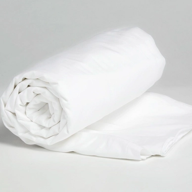 Drap-housse Yumeko Blanc Pur (Percal)