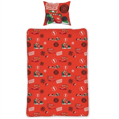 Parure de Lit Cars Formula Rouge Coton