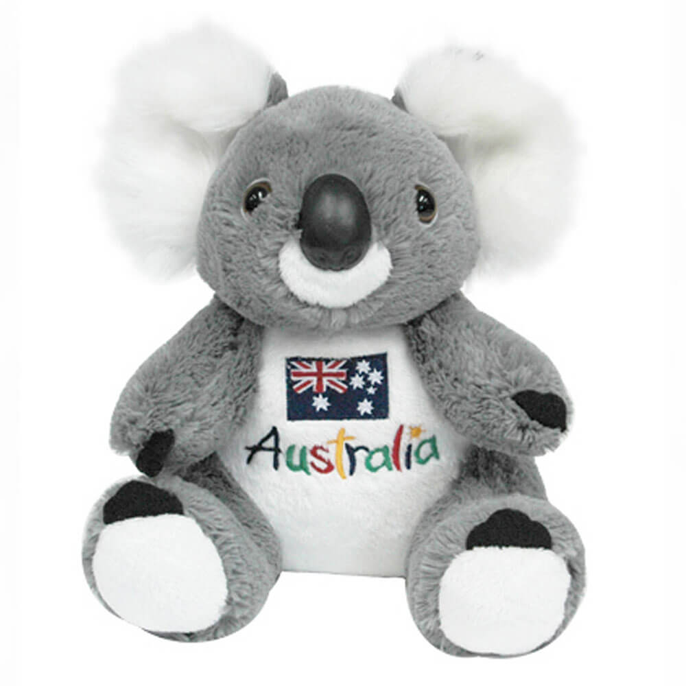 22 cm en peluche koala avec front brodé