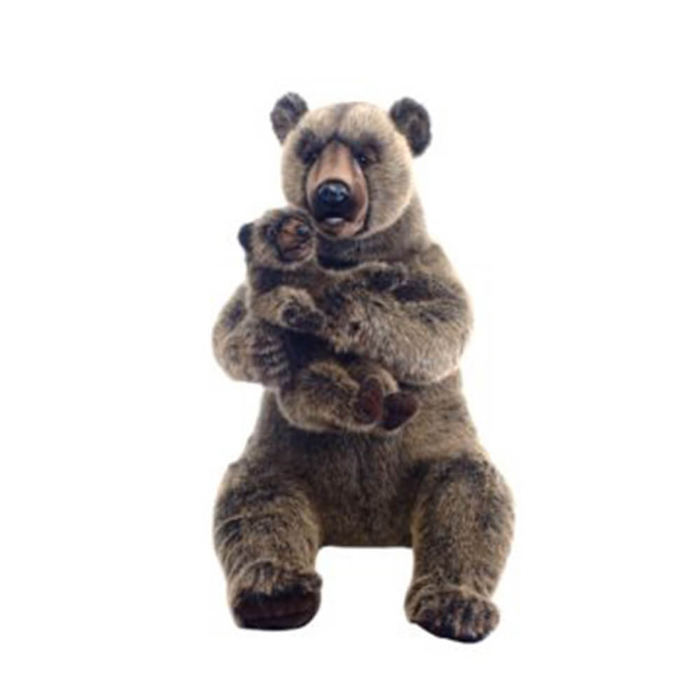 Grizzly Mama & Cub (74 cm H)