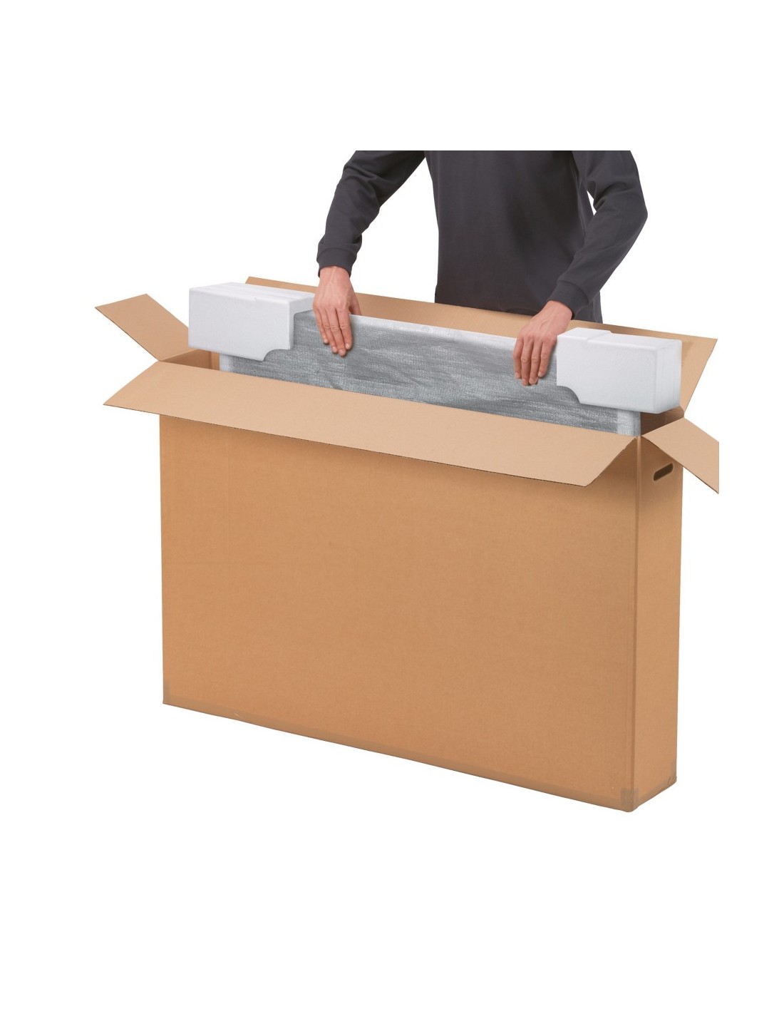 Caisse spéciale écran plat