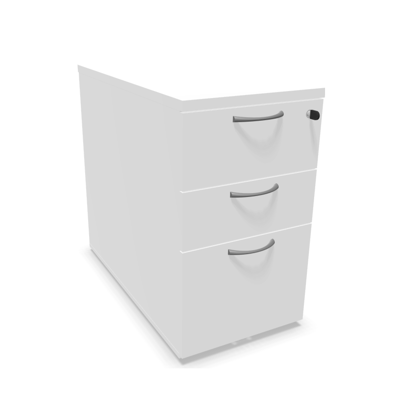 Caisson hauteur bureau – 3 tiroirs 1 DS – L42 x P80 – Buronomic