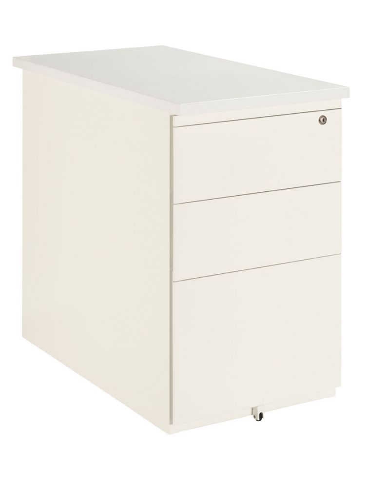 Caisson hauteur bureau top mélaminé P.60 cm 4Line