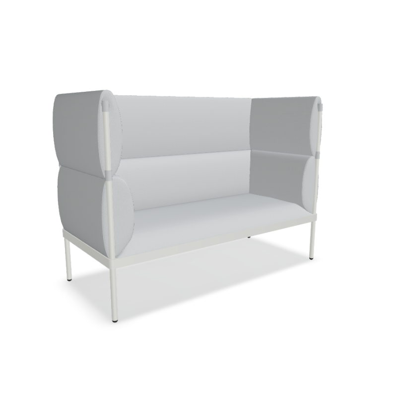 Canapé Stilt MDD Dossier Haut : Confort Structuré pour Espaces d’Accueil ou de Travail