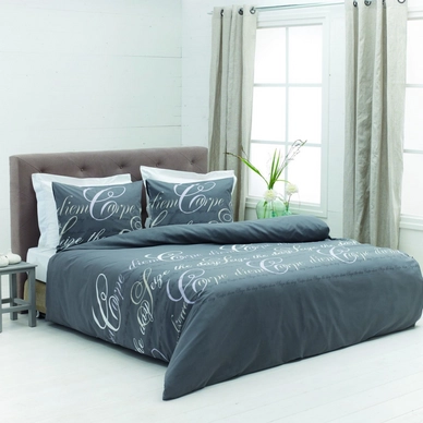 Parure de Lit Beddinghouse Carpe Diem Gris Coton