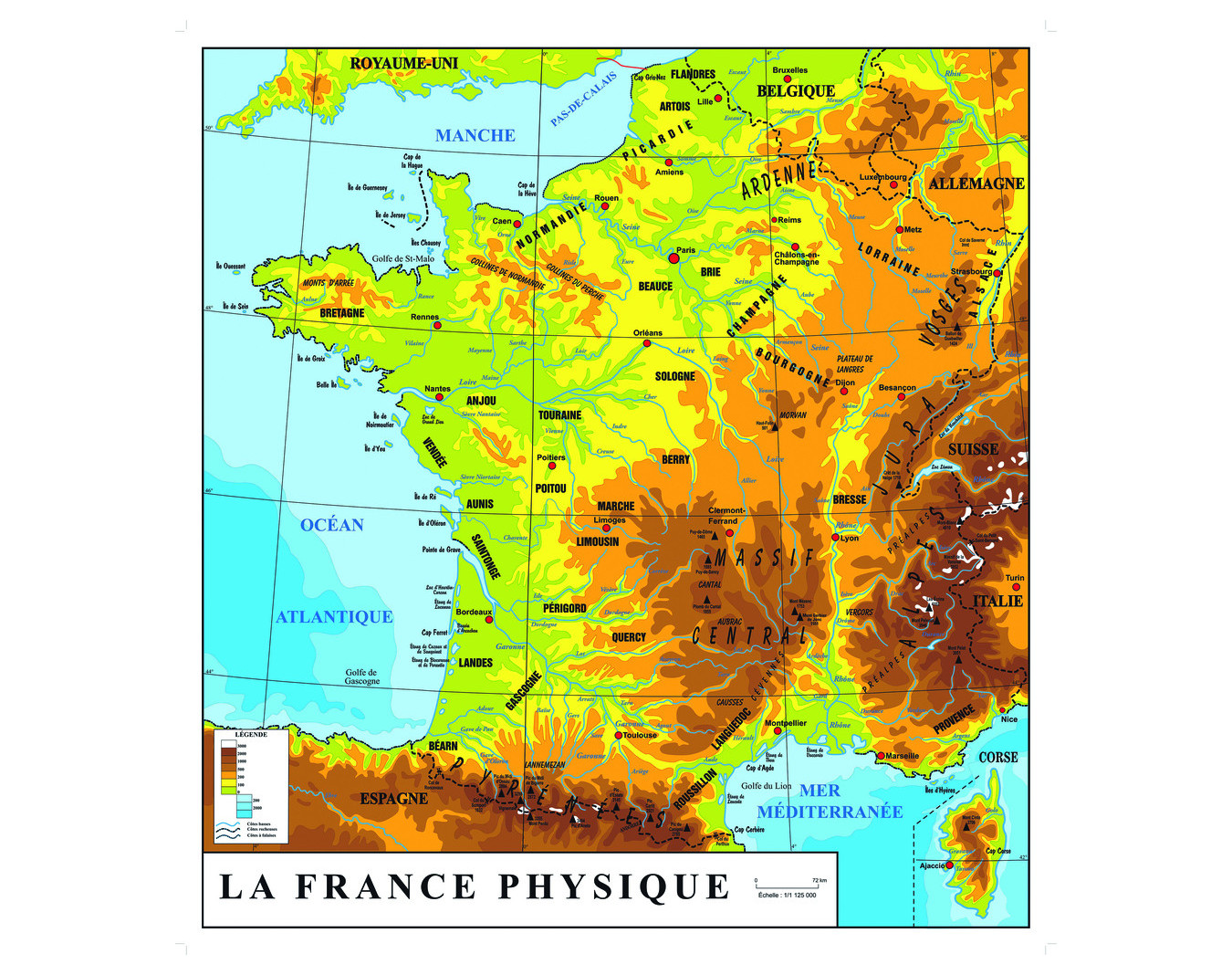 Cartes de géographie