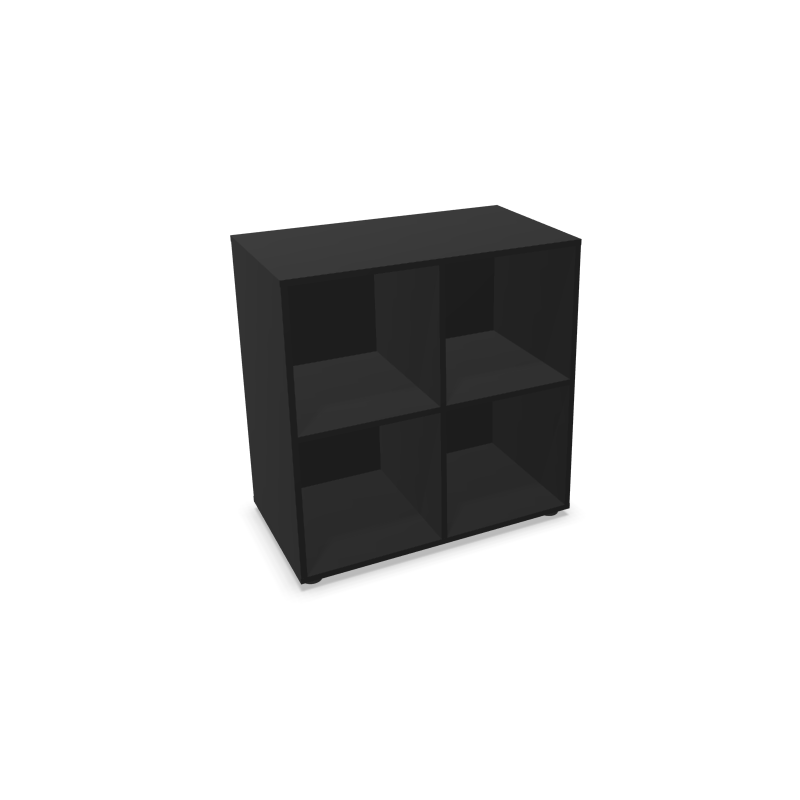 Casier 4 Cases – Ouvert – Compact & Modulable – Pour Espaces Collaboratifs – Buronomic