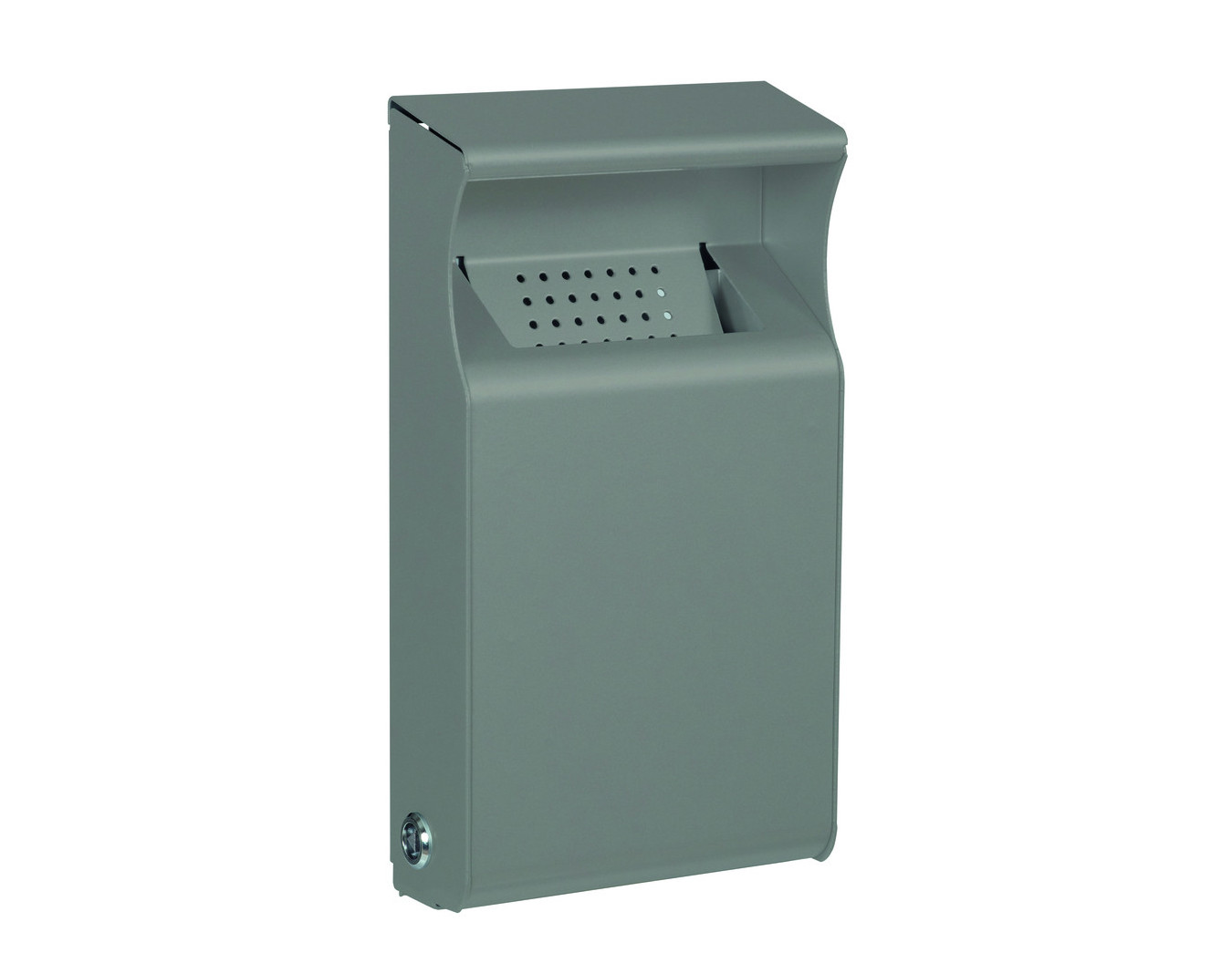 Cendrier mural acier