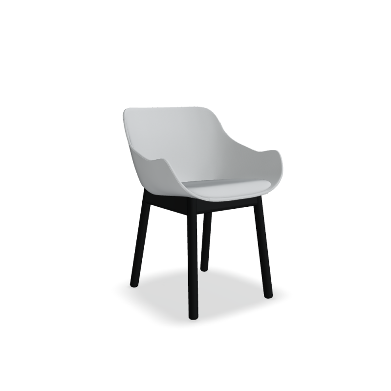 Chaise Baltic Classic – Piétement Bois – Assise Tapissée