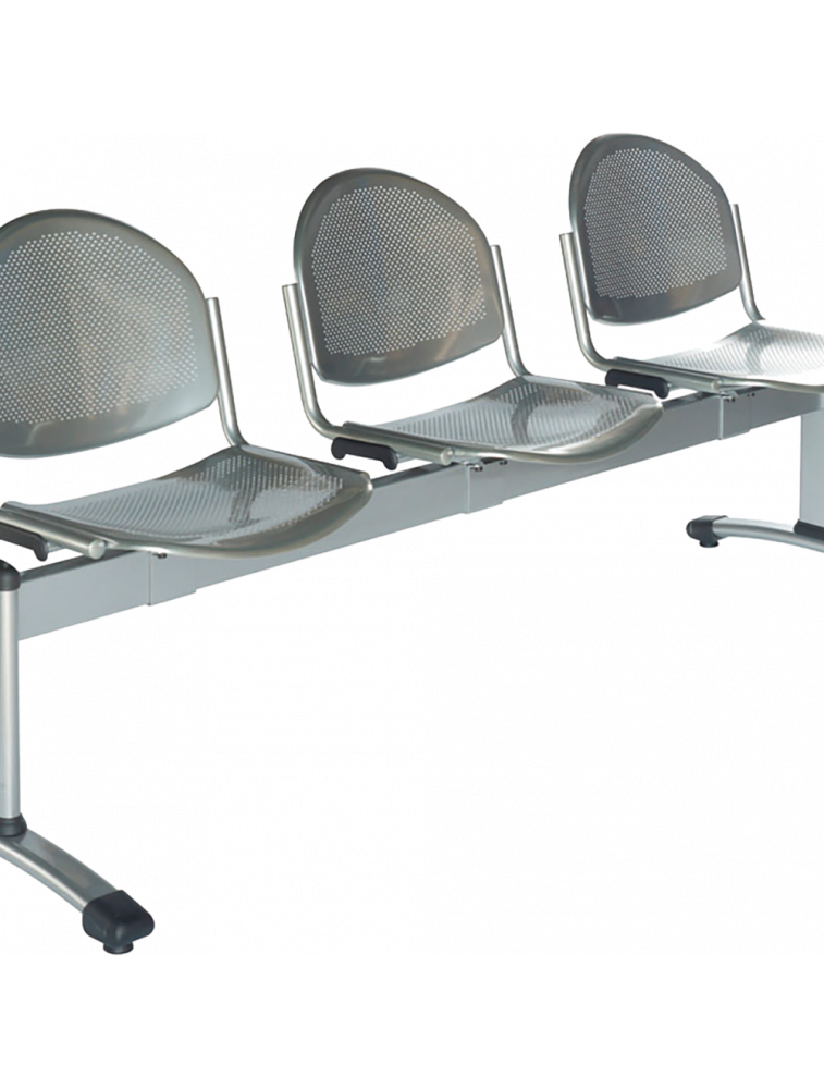 Chaise d'accueil et visiteurs 3 place - ESTELLE - REF 3394 - SITEK