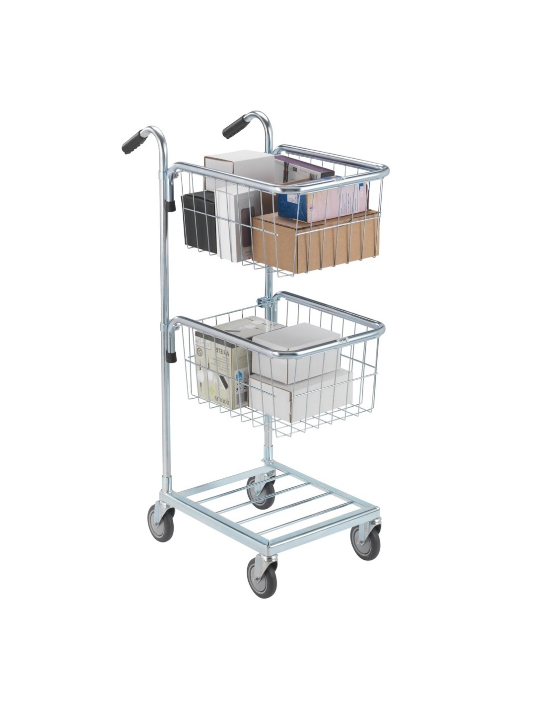 Chariot de préparation de commandes avec paniers