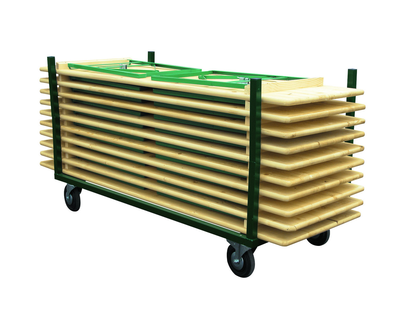 Chariot de transport de tables 180 cm et plus