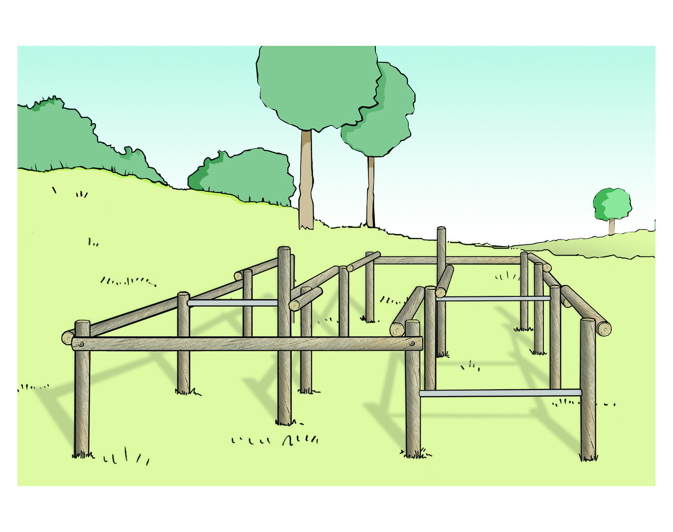 Chicanes - Parcours santé PMR