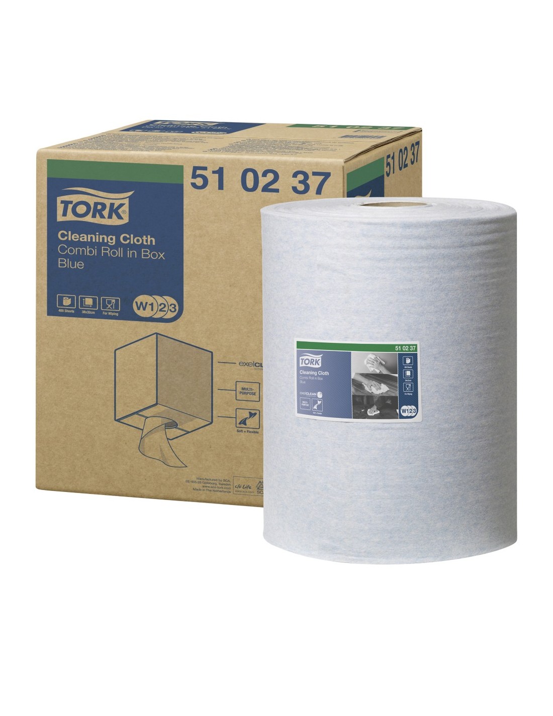 Chiffon non tissé Tork® multi-usages 55g,