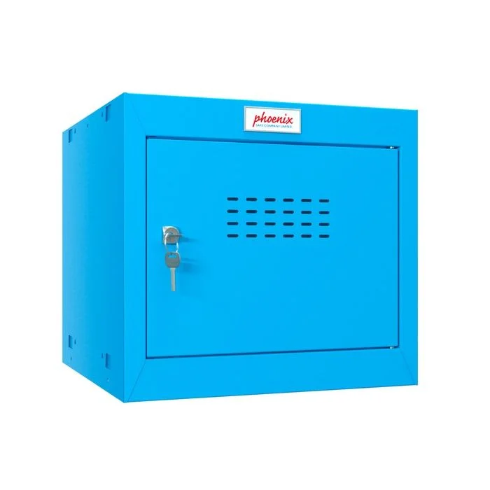 Vestiaire Casier à clé 400x400x365mm - Bleu PHOENIX CL0344