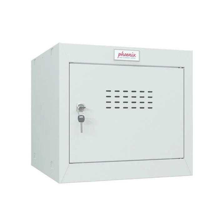 Vestiaire Casier à clé 400x400x365mm - Gris Clair PHOENIX CL0344