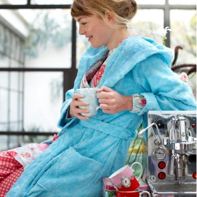 Peignoir Pip Studio Pip's Classic Aqua Jacquard